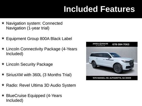 New 2026 Lincoln Navigator L Black Label AWD/4WD image 6