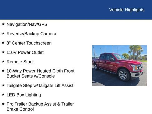 Used 2019 Ford F150 XLT w/ Equipment Group 302A Luxury RWD image 21