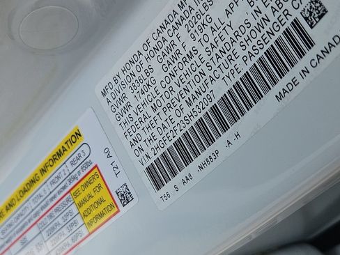 Certified 2025 Honda Civic LX image 14