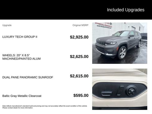 Used 2024 Jeep Grand Cherokee L Limited w/ Luxury Tech Group II AWD/4WD image 7