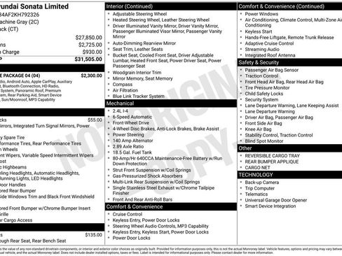 Used 2019 Hyundai Sonata Limited w/ Ultimate Package 04 FWD image 2