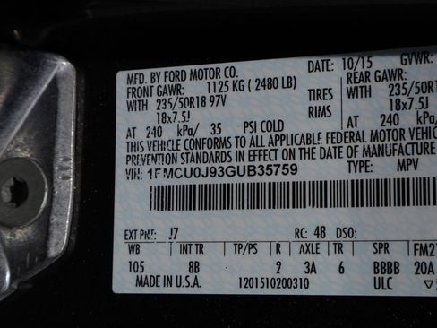 Used 2016 Ford Escape Titanium w/ Equipment Group 301A FWD image 46