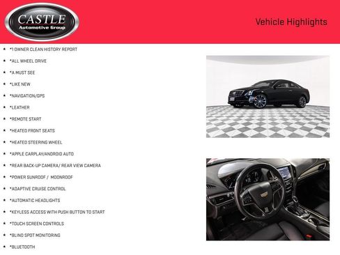 Used 2019 Cadillac ATS Luxury w/ Safety and Security Package AWD/4WD image 3
