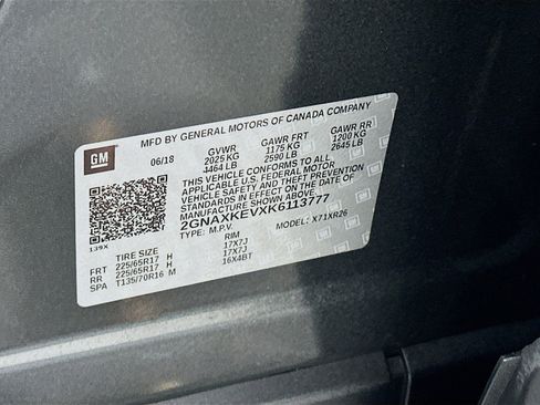 Used 2019 Chevrolet Equinox LT w/ LPO, Floor Liner Package FWD image 12