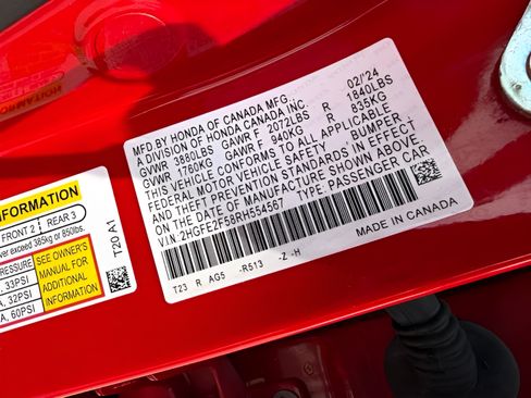 Certified 2024 Honda Civic Sport image 27