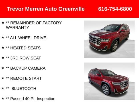 Used 2023 GMC Acadia SLE w/ Driver Convenience Package image 7