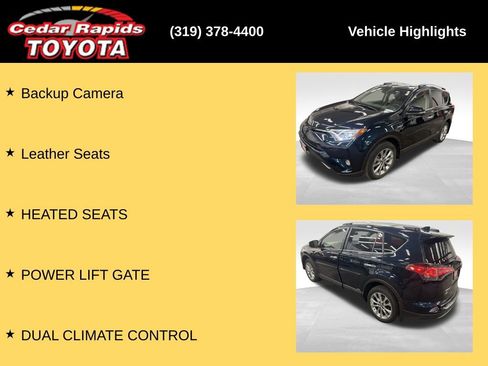 Used 2018 Toyota RAV4 Limited image 14