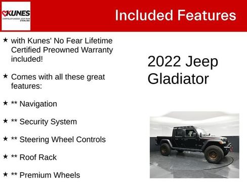 Used 2022 Jeep Gladiator Rubicon w/ Trailer Tow Package AWD/4WD image 4
