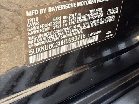 Used 2017 BMW X6 xDrive50i AWD/4WD image 21