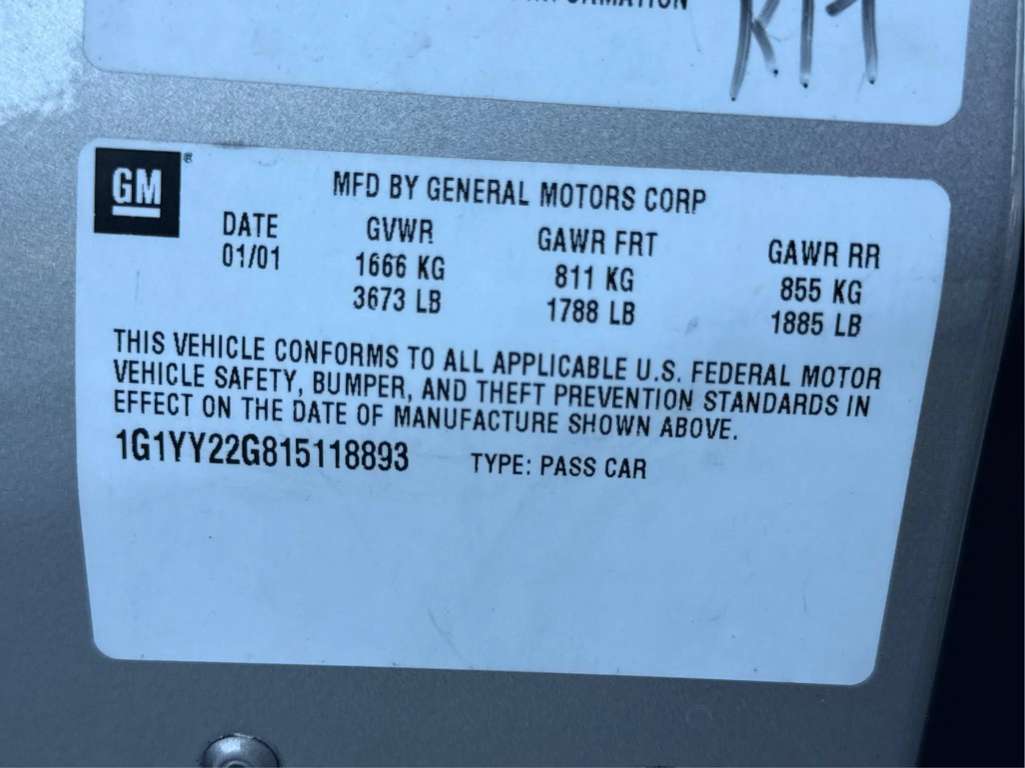 Used 2001 Chevrolet Corvette Coupe w/ Preferred Equipment Group2 RWD image 44