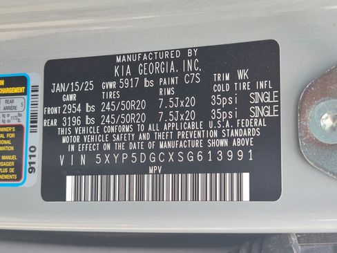 Used 2025 Kia Telluride SX Prestige X-Line AWD/4WD image 33