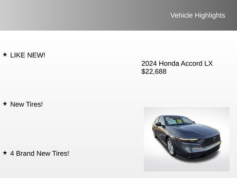 Used 2024 Honda Accord LX image 8