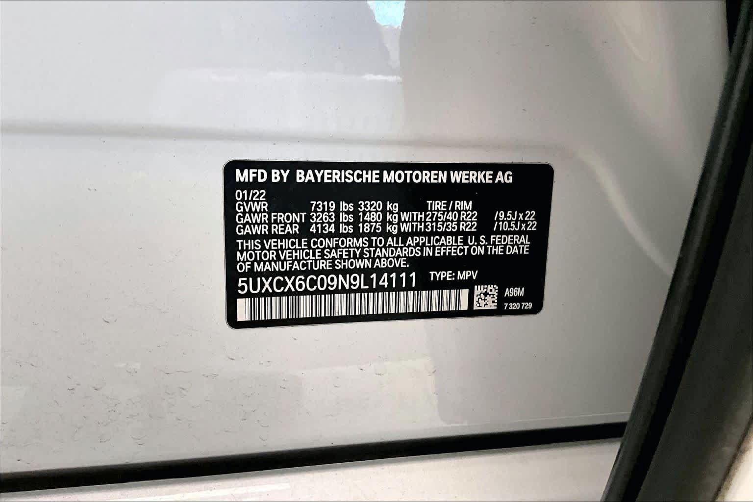 Used 2022 BMW X7 M50i AWD/4WD image 32