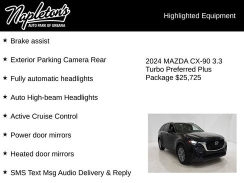 Used 2024 MAZDA CX-90 3.3 Turbo w/ Preferred Plus image 16