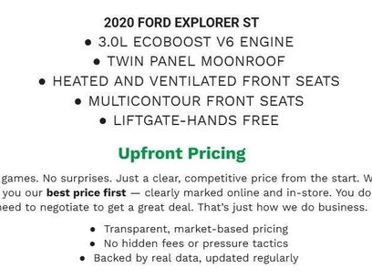 Certified 2020 Ford Explorer ST w/ ST Street Pack