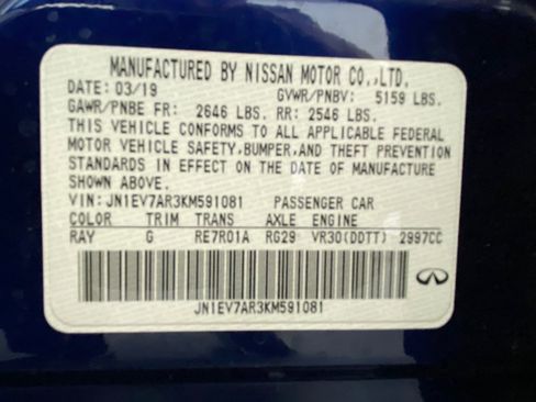 Used 2019 INFINITI Q50 Sport w/ Cargo Package (L96) image 57