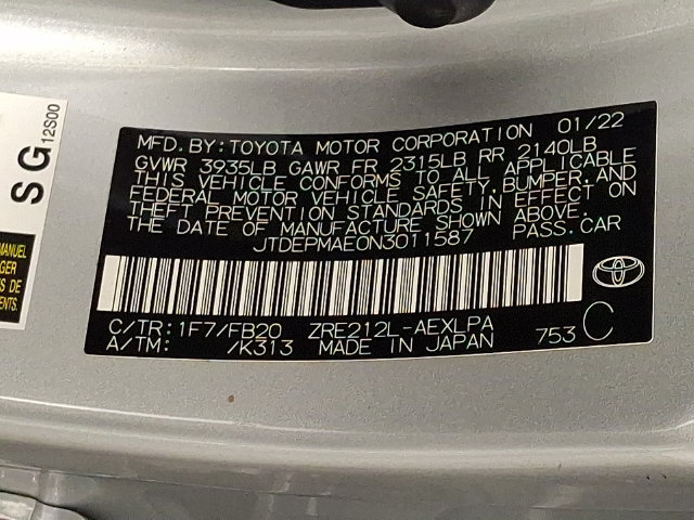 Used 2022 Toyota Corolla LE w/ Carpet Mat Package (TMS) FWD image 26