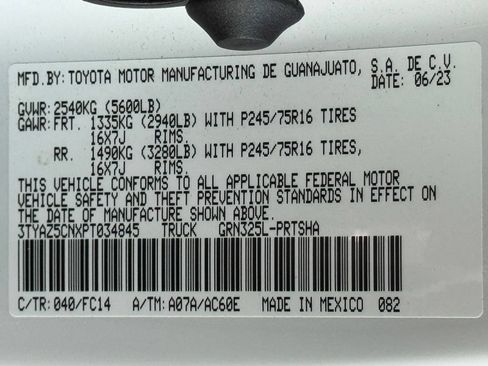 Used 2023 Toyota Tacoma SR5 RWD image 16