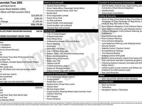 Used 2025 Chevrolet Trax RS image 37