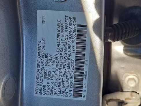 Used 2022 Honda Civic EX-L image 35