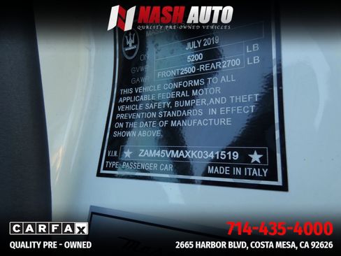 Used 2019 Maserati GranTurismo Sport image 75