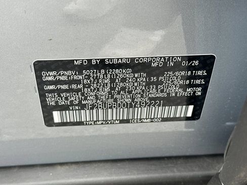 New 2026 Subaru Outback Premium AWD/4WD image 35
