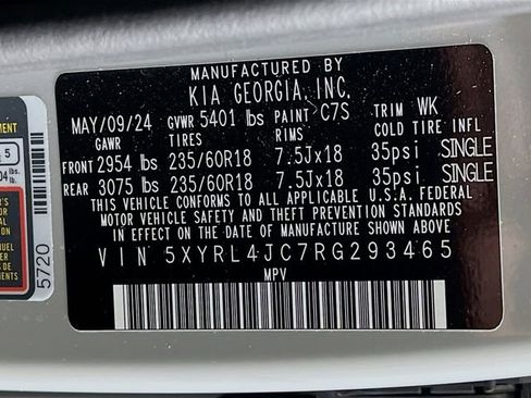 Used 2024 Kia Sorento S w/ Panoramic Sunroof Package image 30