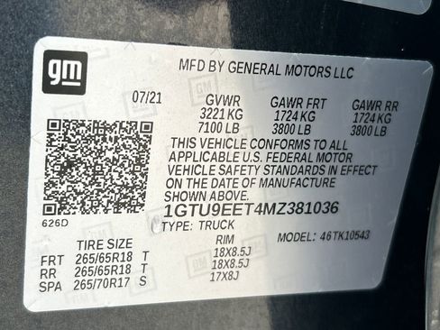 Used 2021 GMC Sierra 1500 AT4 AWD/4WD image 33
