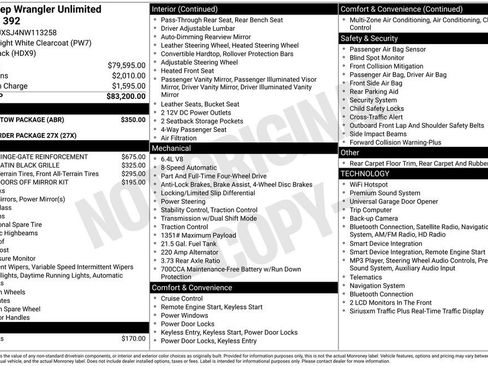 Used 2022 Jeep Wrangler Unlimited Rubicon w/ Trailer Tow Package AWD/4WD image 39