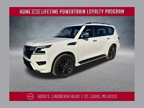 Used 2023 Nissan Armada Platinum w/ Captain's Chairs Package image 1