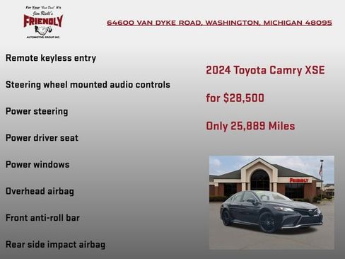 Used 2024 Toyota Camry XSE image 5