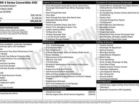 Used 2024 BMW 430i Convertible image 55