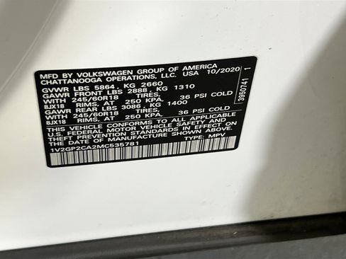 Used 2021 Volkswagen Atlas S image 30