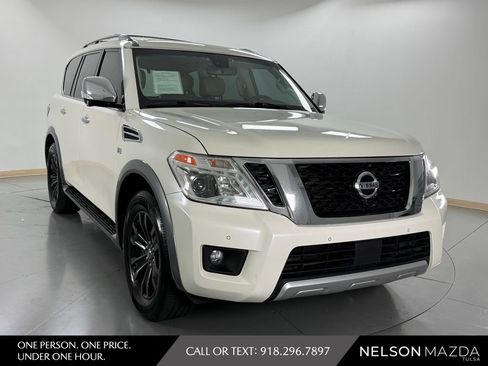 Used 2017 Nissan Armada Platinum w/ Captain Seat Package AWD/4WD image 7