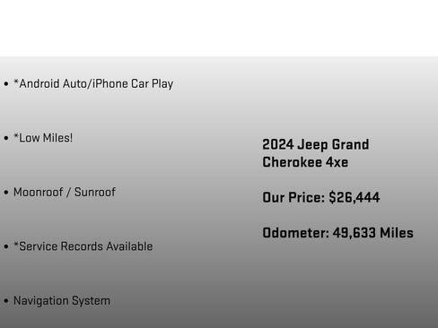 Used 2024 Jeep Grand Cherokee Limited 4xe AWD/4WD image 12
