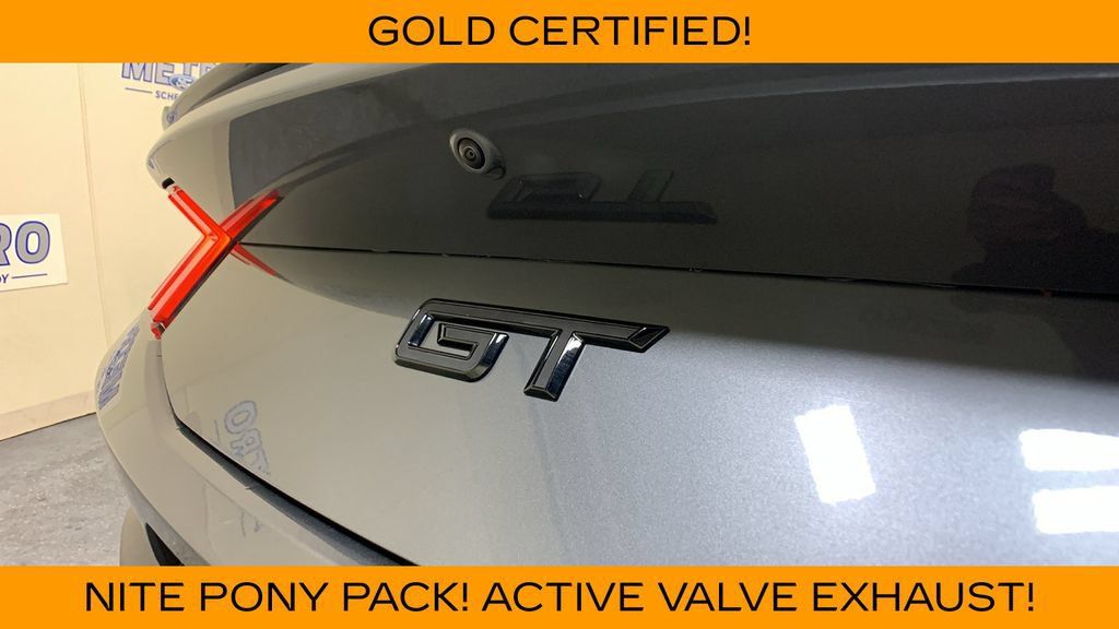 Certified 2025 Ford Mustang GT Premium w/ Mustang Nite Pony Package RWD image 16