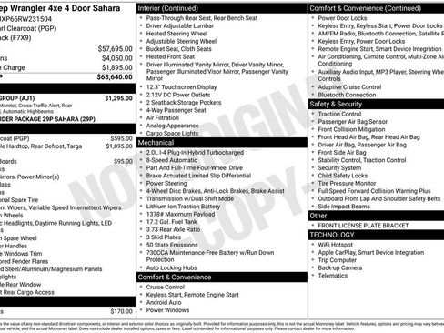 Used 2024 Jeep Wrangler Unlimited Sahara w/ Safety Group image 36