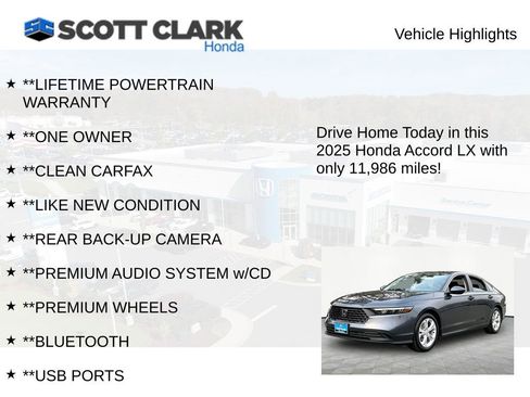 Used 2025 Honda Accord LX image 11