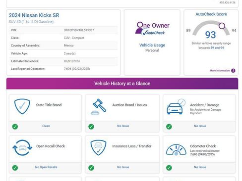 Certified 2024 Nissan Kicks SR w/ SR Premium Package image 22
