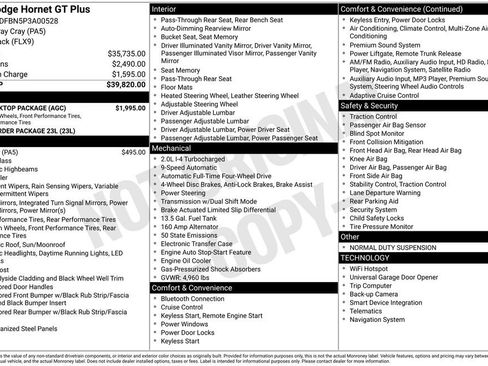 Used 2023 Dodge Hornet GT Plus w/ GT Blacktop Package image 12