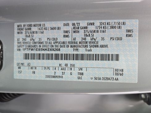 Certified 2022 Ford F150 XLT w/ Equipment Group 302A High image 27