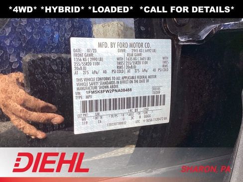 Used 2023 Ford Explorer Limited w/ Hybrid Equipment Group 310A AWD/4WD image 26