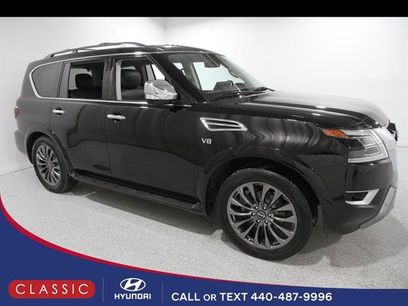 Used 2021 Nissan Armada Platinum w/ Captain's Chairs Package