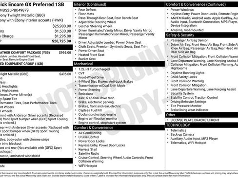 Used 2023 Buick Encore GX Preferred w/ Cold Weather Comfort Package image 30