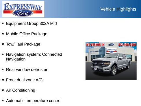 Used 2024 Ford F150 XLT w/ Equipment Group 302A MID AWD/4WD image 2