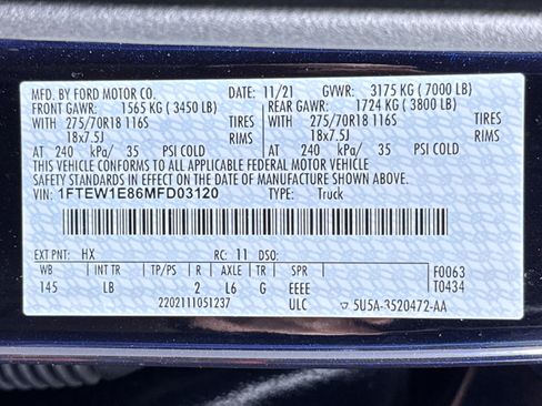 Used 2021 Ford F150 Tremor w/ Equipment Group 401A Mid AWD/4WD image 29
