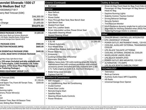 Used 2021 Chevrolet Silverado 1500 LT w/ Convenience Package II AWD/4WD image 4