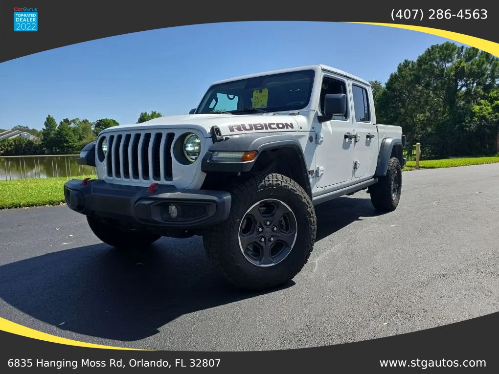 Used 2021 Jeep Gladiator Rubicon w/ LED Lighting Group AWD/4WD image 1
