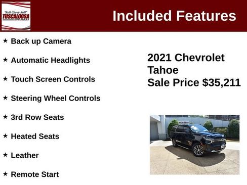 Certified 2021 Chevrolet Tahoe LT RWD image 6