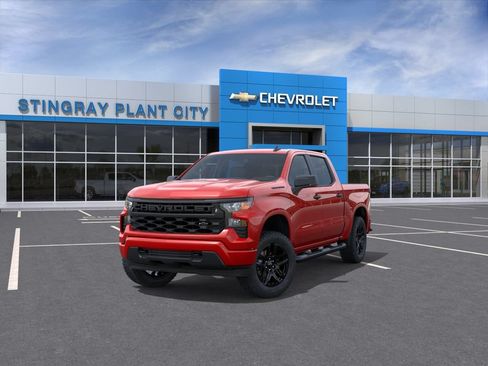 New 2026 Chevrolet Silverado 1500 Custom w/ Turbomax Blackout Package RWD image 8